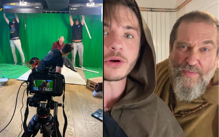 Photo préparation décor pour les minutes du royaume